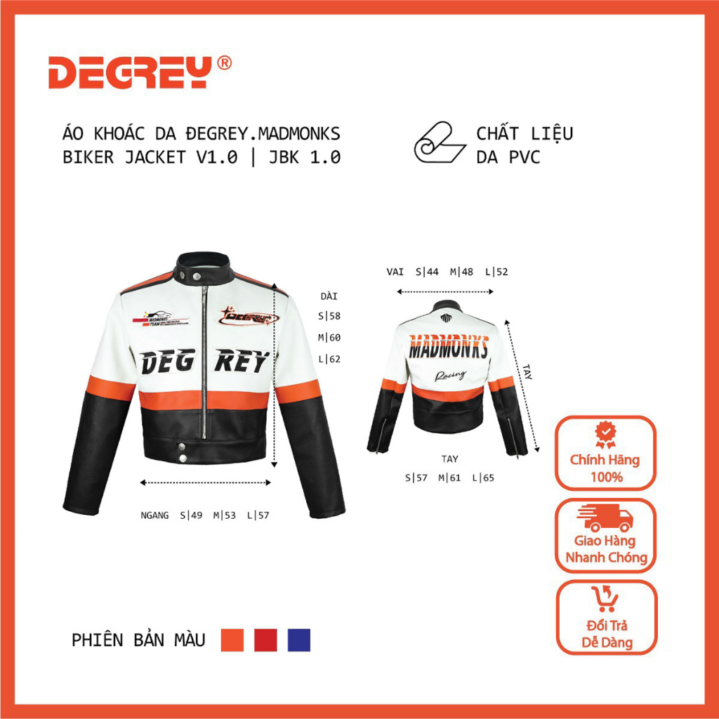Degrey.Madmonks Jacket Biker - JBK