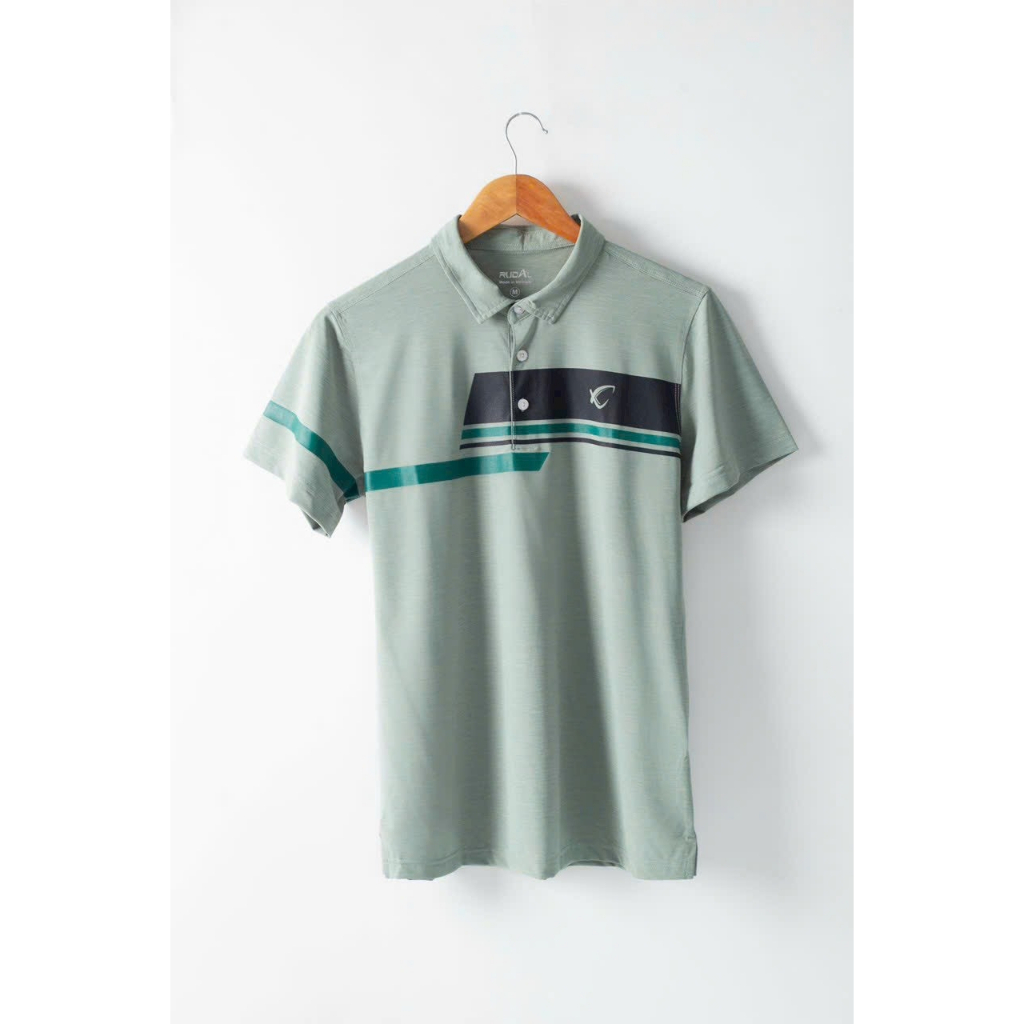 Áo Polo Nam Tennis/ Golf/ Cầu Lông Chính Hãng Kiểu Ngắn Tay In Họa Tiết