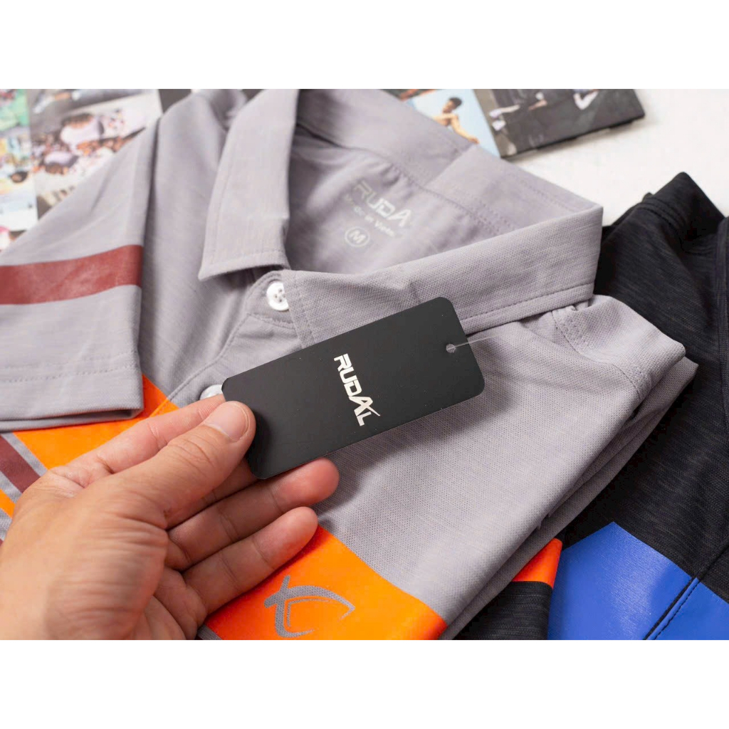 Áo Polo Nam Tennis/ Golf/ Cầu Lông Chính Hãng Kiểu Ngắn Tay In Họa Tiết