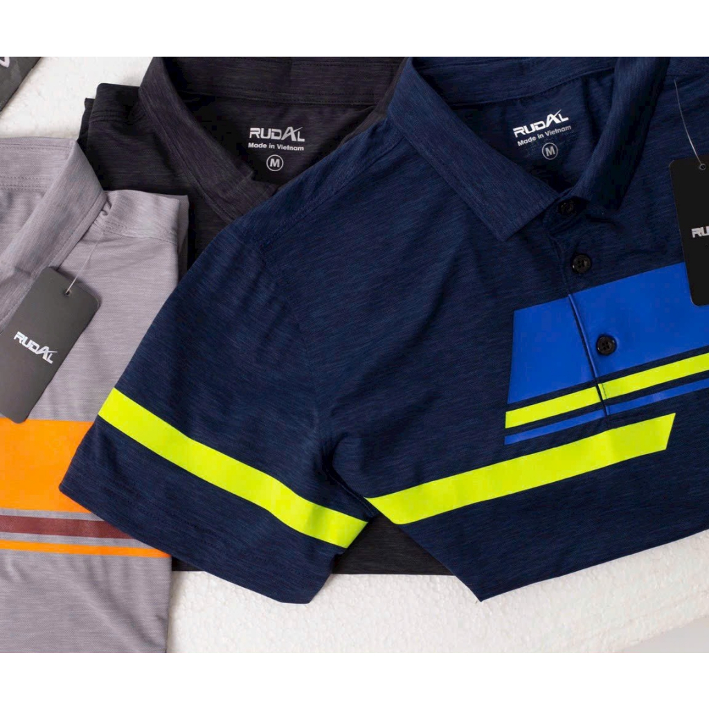 Áo Polo Nam Tennis/ Golf/ Cầu Lông Chính Hãng Kiểu Ngắn Tay In Họa Tiết