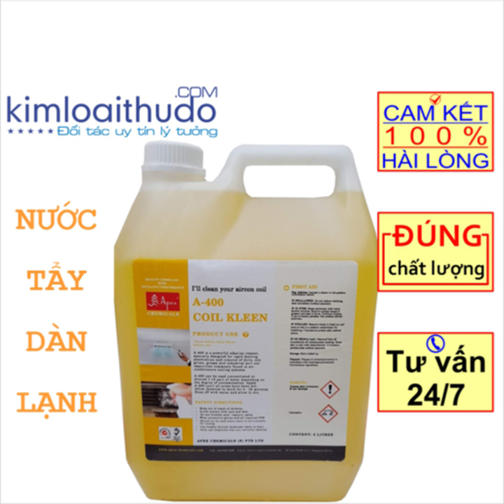 Nước tẩy dàn lạnh, két nước A-400 Coil Kleen