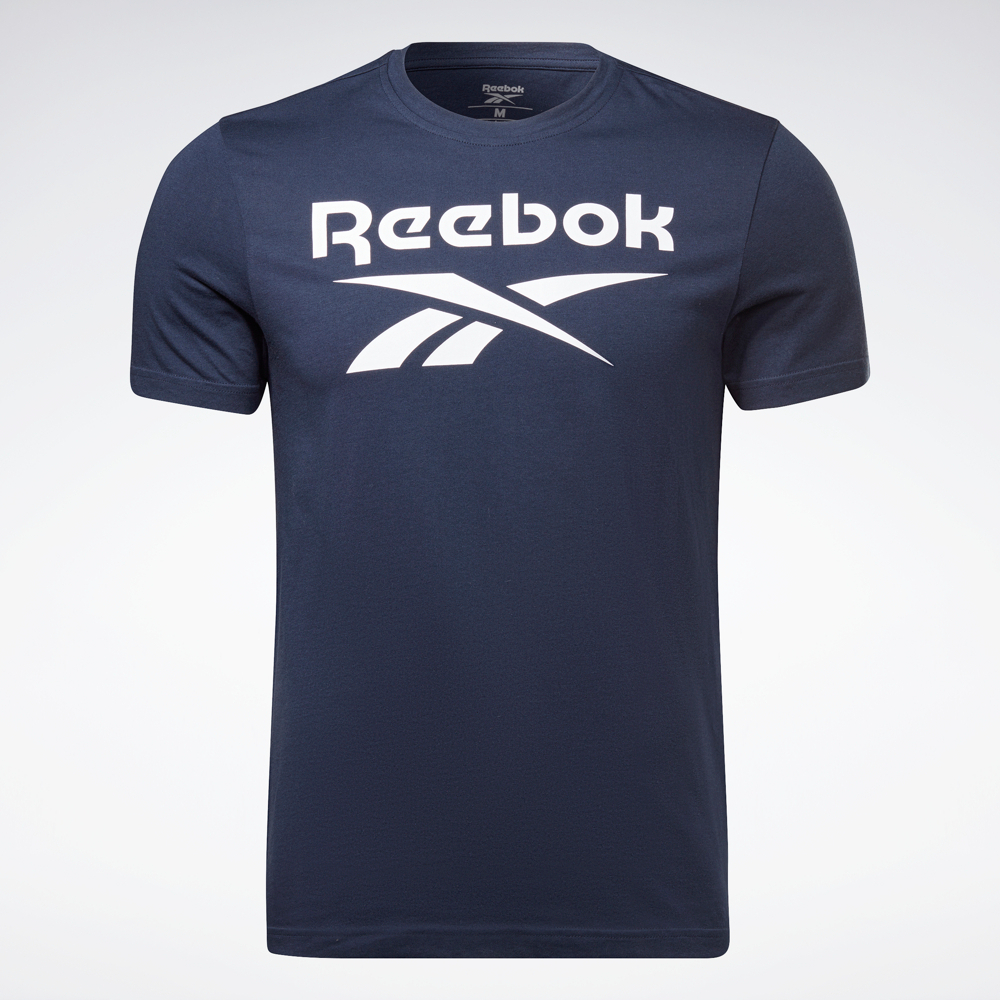 Reebok TRAINING Áo thun Tập luyện Nam Identity Big Logo Màu xanh navy HD4220