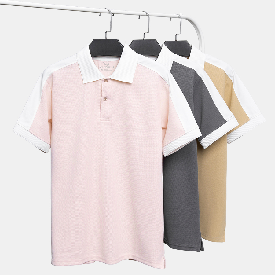 Áo polo nam phối NERRO 3 màu, vải cotton dày dặn, phong cách trẻ trung, năng động chuẩn form PN11 - POLONIUM