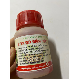Lân đỏ đậm đặc - phân bón lá qt04 siêu lân đỏ đậm đặc chai 100ml giúp cây bung đọt, ra rễ, chống rét, vàng lá, giải độc
