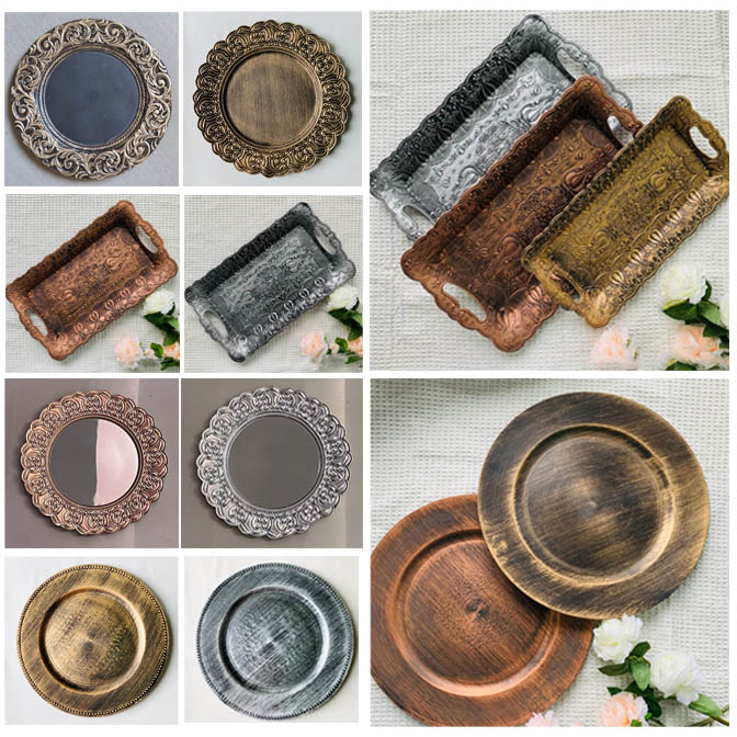 (RETRO) ĐĨA NHỰA DECOR, Hoa văn nổi trang trí bánh trái cây, chụp ảnh food siêu đẹp