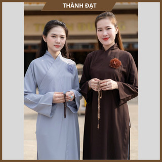 đồ lam đi chùa, áo tràng phật tử đi chùa, chất đẹp loại 1, chuẩn from dáng, dày dặn, áo đi lễ trang nghiêm kín đáo