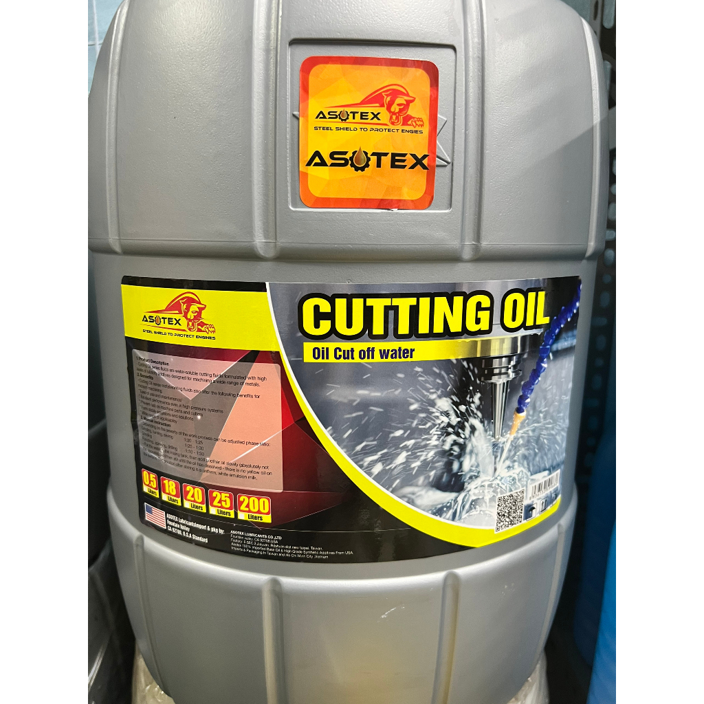 Dầu Cắt/ Cutting Oil Asotex/ Dầu Cắt Gọt Kim Loại, Dung Dịch Làm Mát Gia Công Cơ Khí, Dầu Làm Mát, Dầu Tưới Nguội