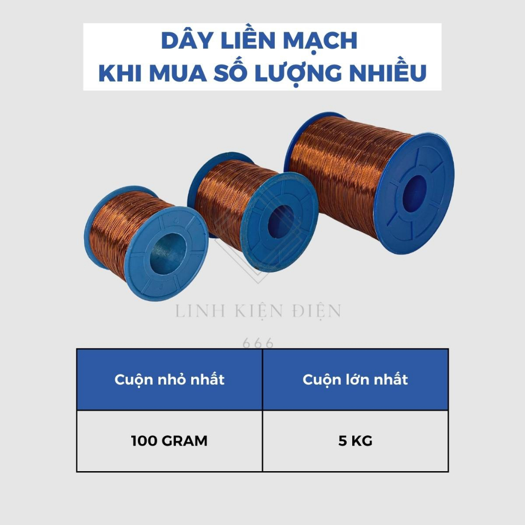 Cuộn Dây Đồng 0,30mm 100 gram Cách Điện Quấn Biến Áp Quấn Motor Handmade