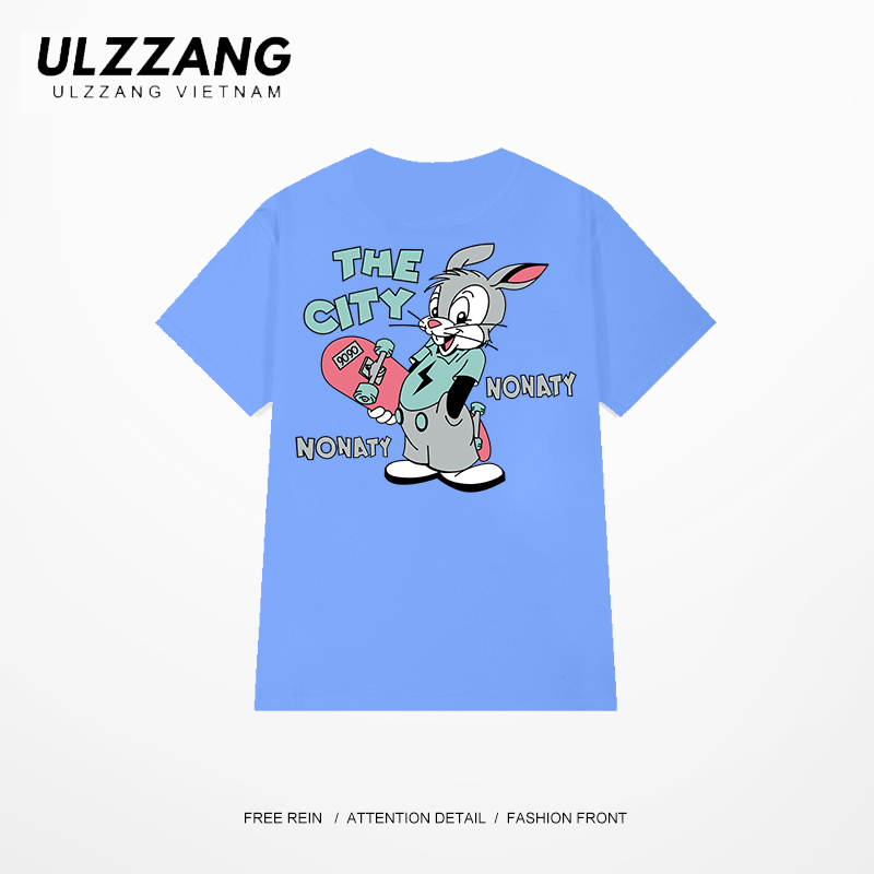 Áo thun nữ tay lỡ ULZZ ulzzang form dáng rộng the city