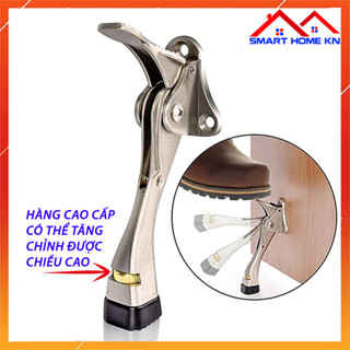 Chặn cửa móng ngựa chống va đập thông minh có lẫy gạt tăng chỉnh được chiều cao giữ cửa chống gió lùa