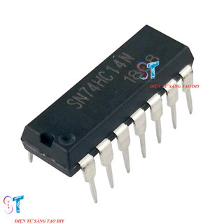 Ic logic 74hc14, sn74hc14 dip 14 chân