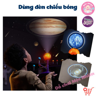 Bộ Mô hình Chiếu Bóng và Hệ Mặt Trời - Solar System Planetary E Projector – TOPBRIGHT (cho bé từ 3+)