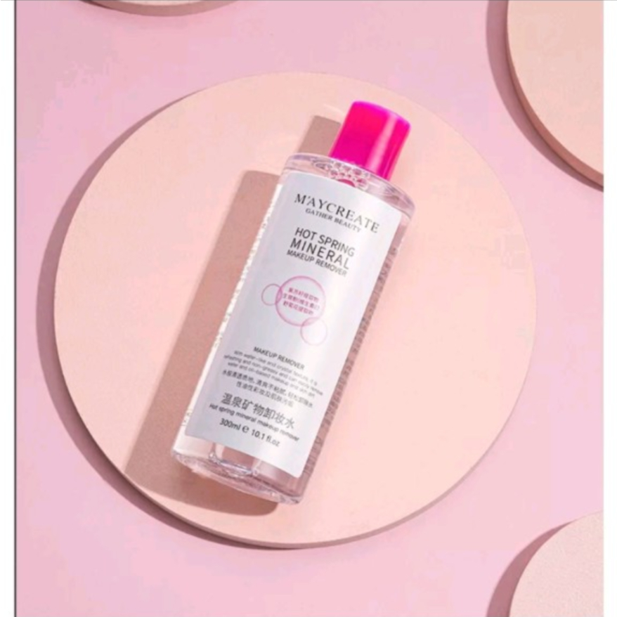 Combo 1 bông tẩy trang Cotton Pads 222 miếng+1 Nước tẩy trang Maycreate 300ml