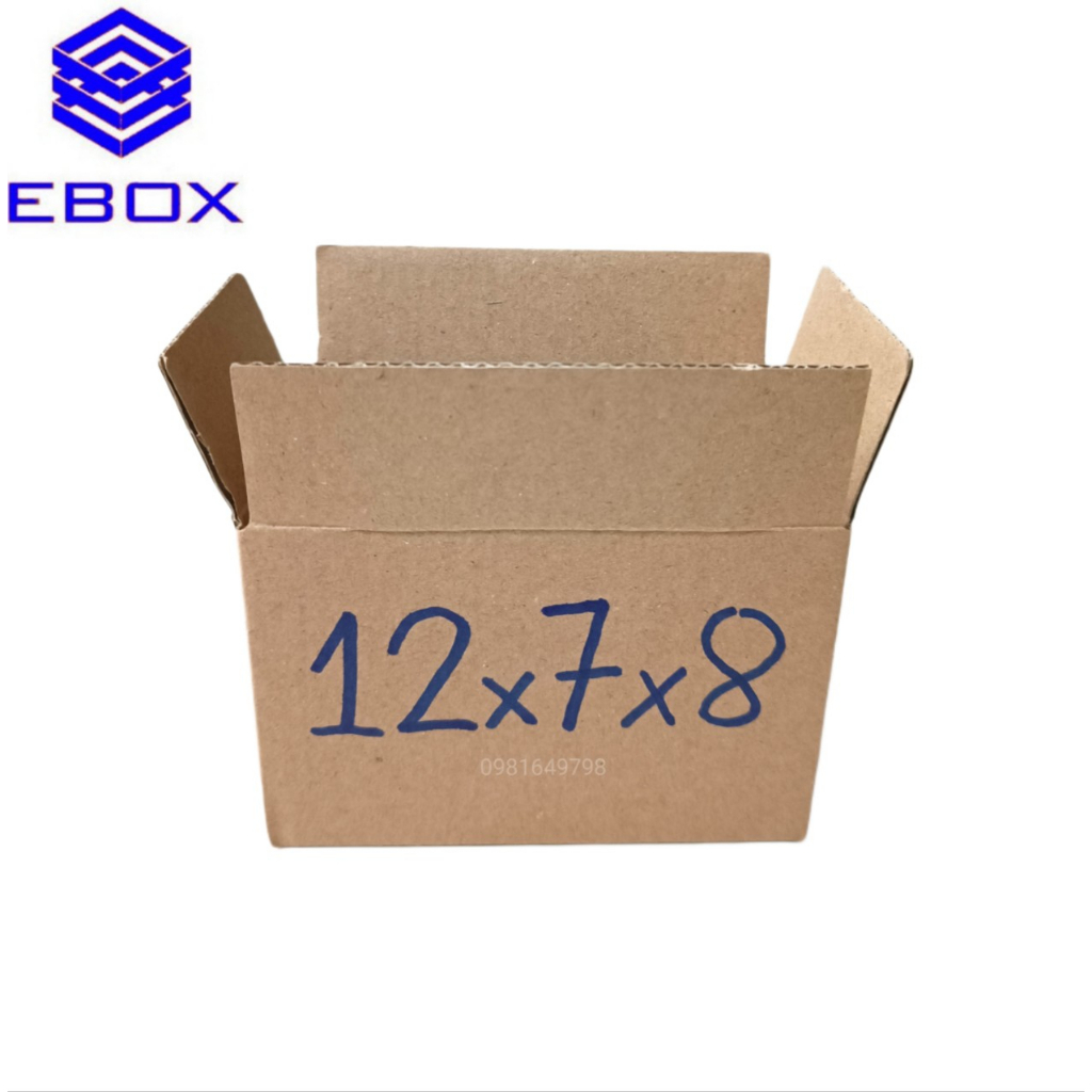 12x7x8 Combo 10 Hộp carton đóng hàng