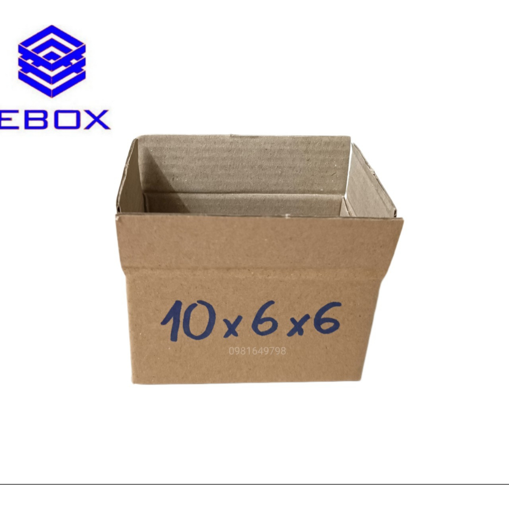10x6x6 Combo 10 Hộp carton đóng hàng