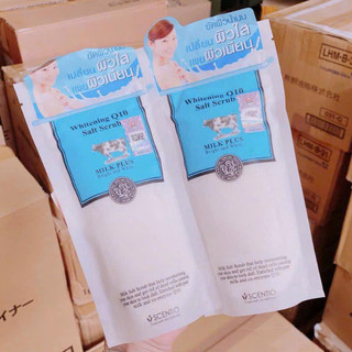 Muối tắm bò Scentio Beauty Buffet Q10 Whitening Salt Scrub.
