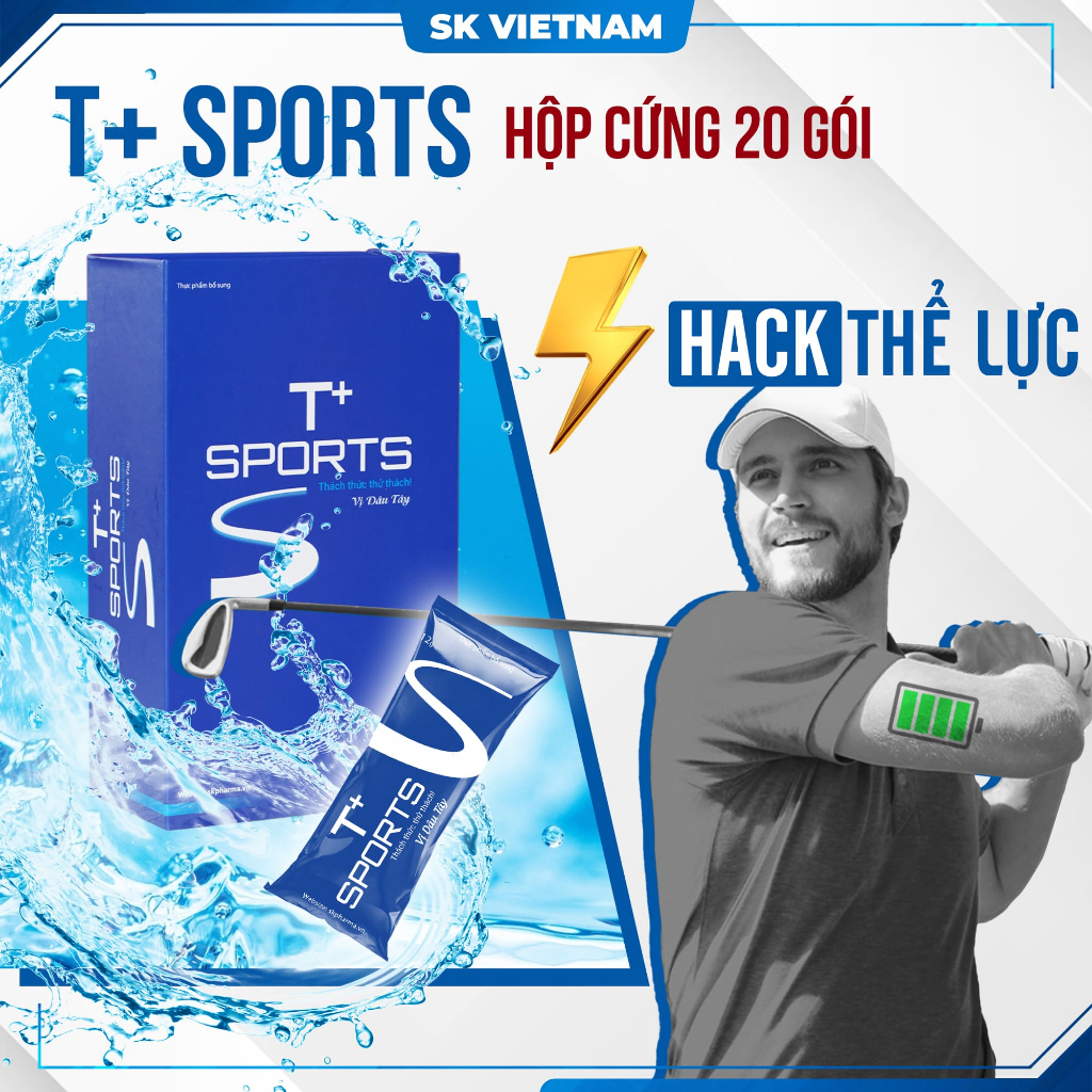 T+Sports thực phẩm bổ sung năng lượng bù nước bù điện giải bồi bổ cơ thể