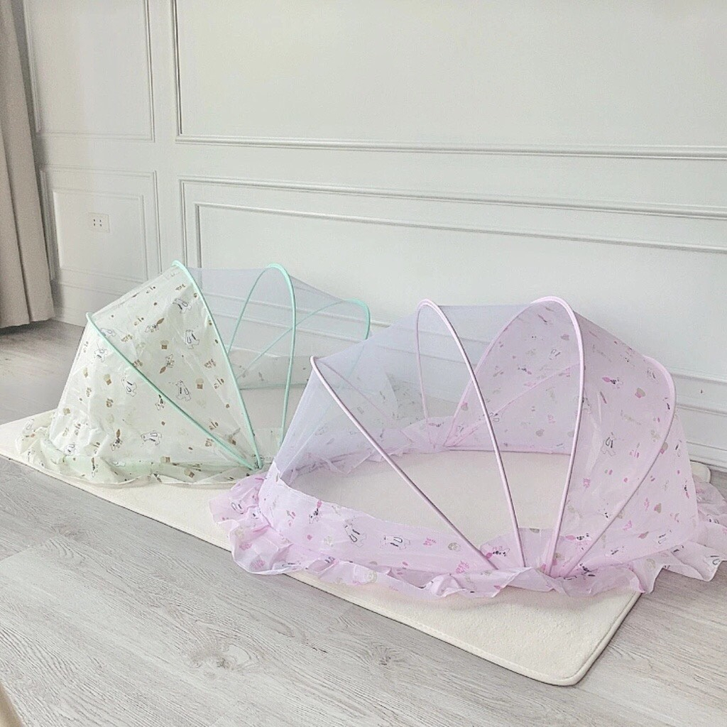 Màn mùng lưới chụp chống muỗi gấp gấp gọn thông minh che chắn cho bé sơ sinh, trẻ em ngủ - MySun
