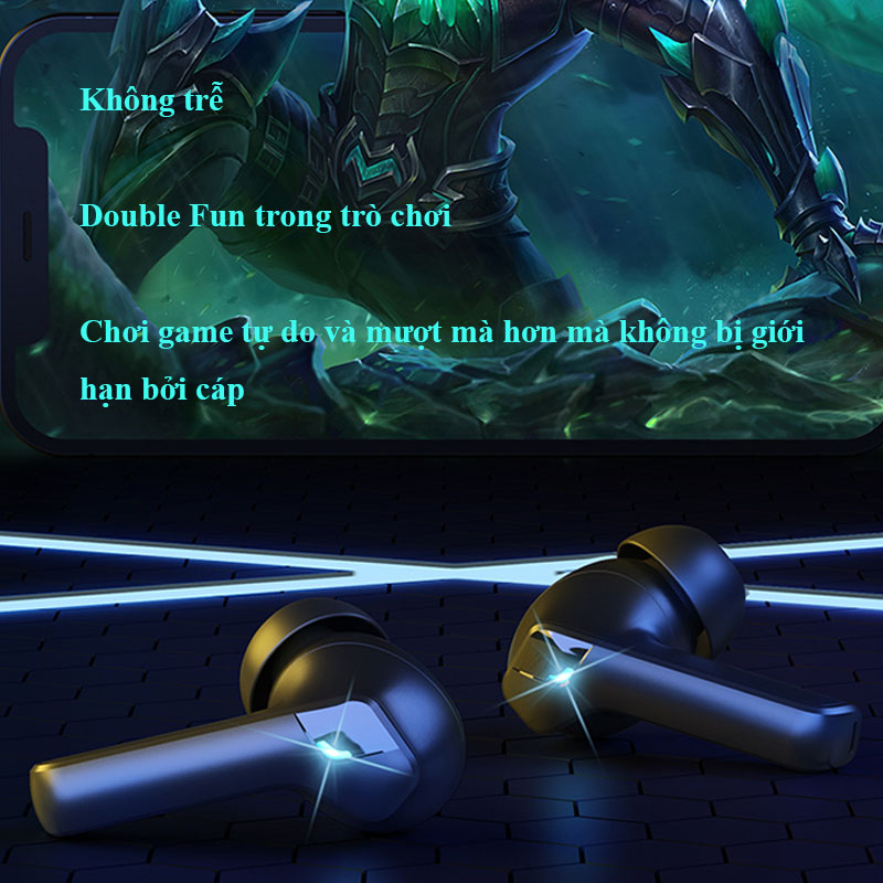 Remax Tai nghe Bluetooth không dây có mic đàm thoại cho các dòng máy TWS-40 Trắng