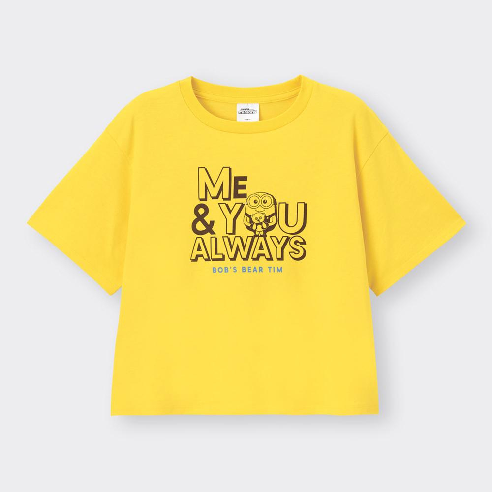 Áo Thun GU NHẬT 100% Cotton Minions Dành Cho Nữ - GU NHẬT BẢN CHÍNH HÃNG - 344077