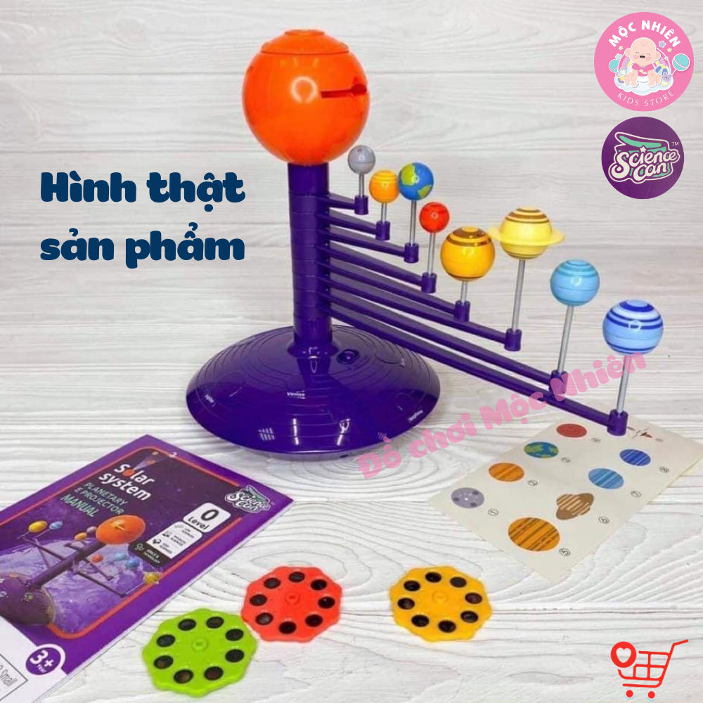 Bộ Đồ Chơi Chiếu Bóng và Mô Hình Hệ Mặt Trời - Solar System Planetary E Projector – TOPBRIGHT