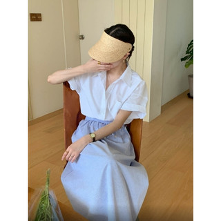 [LAJUN KOREA] Áo sơ mi cotton pastel Hàn Quốc
