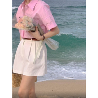 [LAJUN KOREA] Áo sơ mi cotton pastel Hàn Quốc