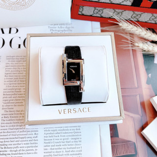  Đồng hồ nữ dây da V€rs@ce Greca Icon size 21x39mm fullbox Luxury diamond watch 