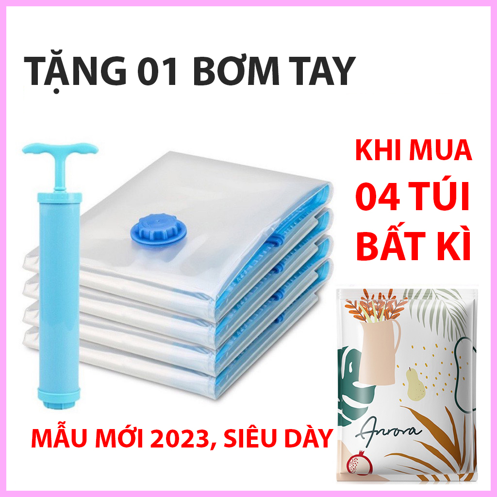 Túi hút chân không đựng quần áo, túi hút chân không chứa chăn, gối,... túi hút chân không đa năng