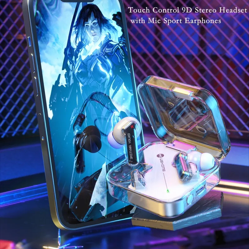 Tai nghe bluetooth Wekome V51 không dây có mic đàm thoại cho các dòng máy màu đen