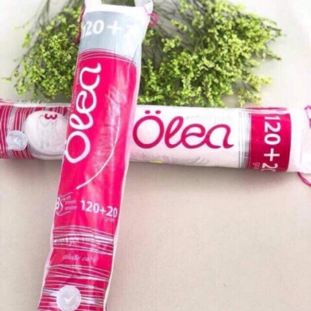 Bông tẩy trang Olea 120+20 miếng