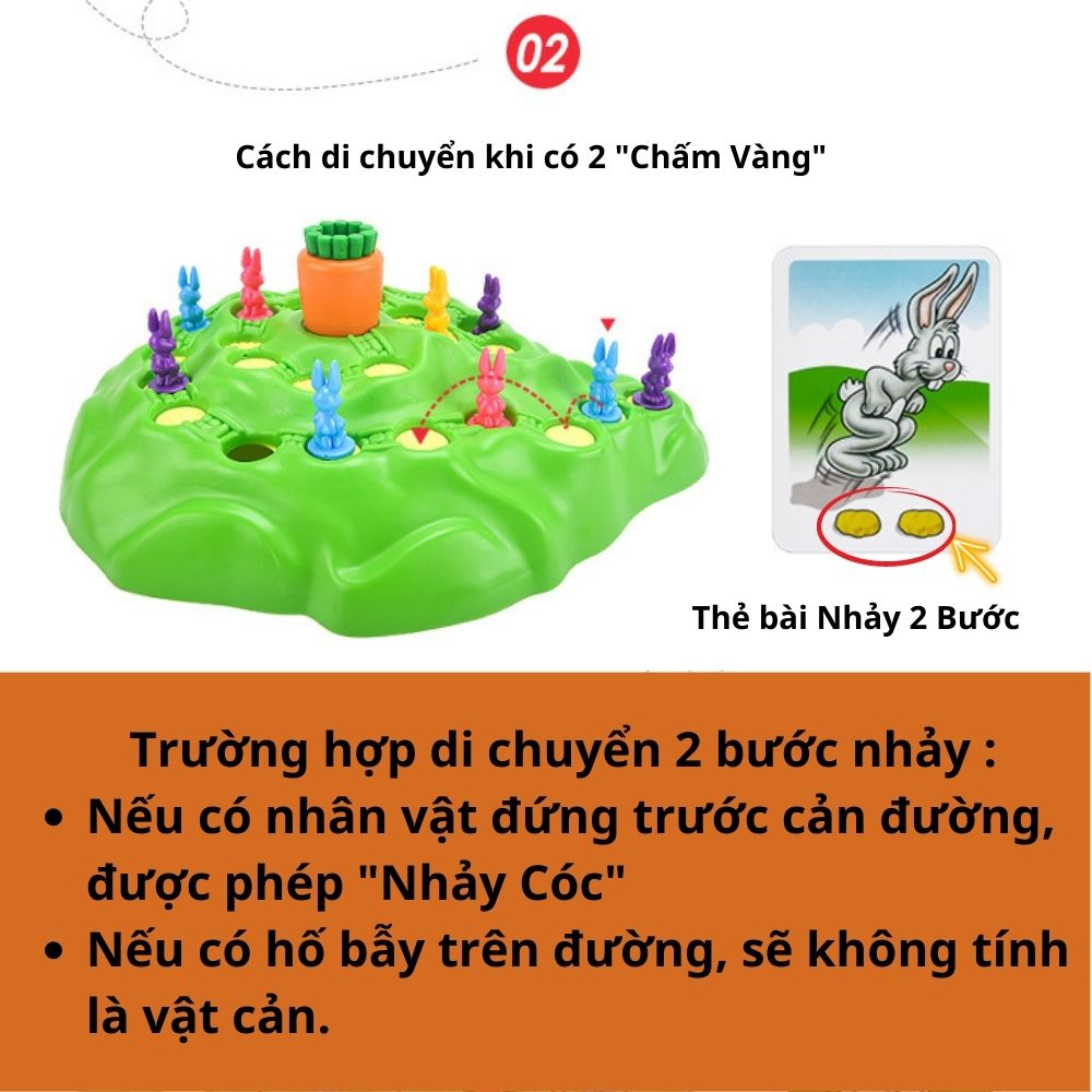 Bộ Trò Chơi Bẫy Thỏ và Rùa dễ thương vui nhộn thích hợp cho trẻ em shop LUMIDO