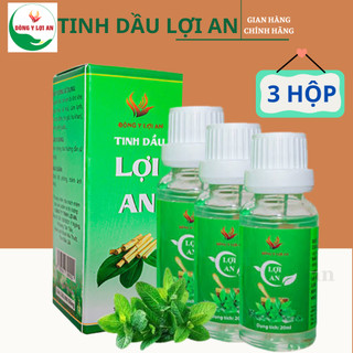 [COMBO5] Tinh Dầu Lợi An Date Mới Nhất Hỗ Trợ Bôi Ho Khò Khè Cho Bé Yêu