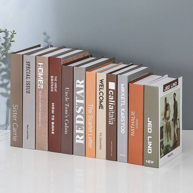 Combo 1 Set 12 Cuốn Sách Mô Hình Decor Trang Trí Kệ Hiện Đại