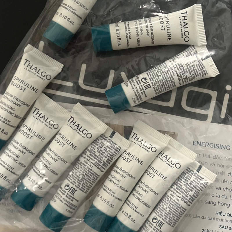 THALGO SAMPLE các dòng Hyalu-Procollagen, Post-Peeling Marin, Spiruline…