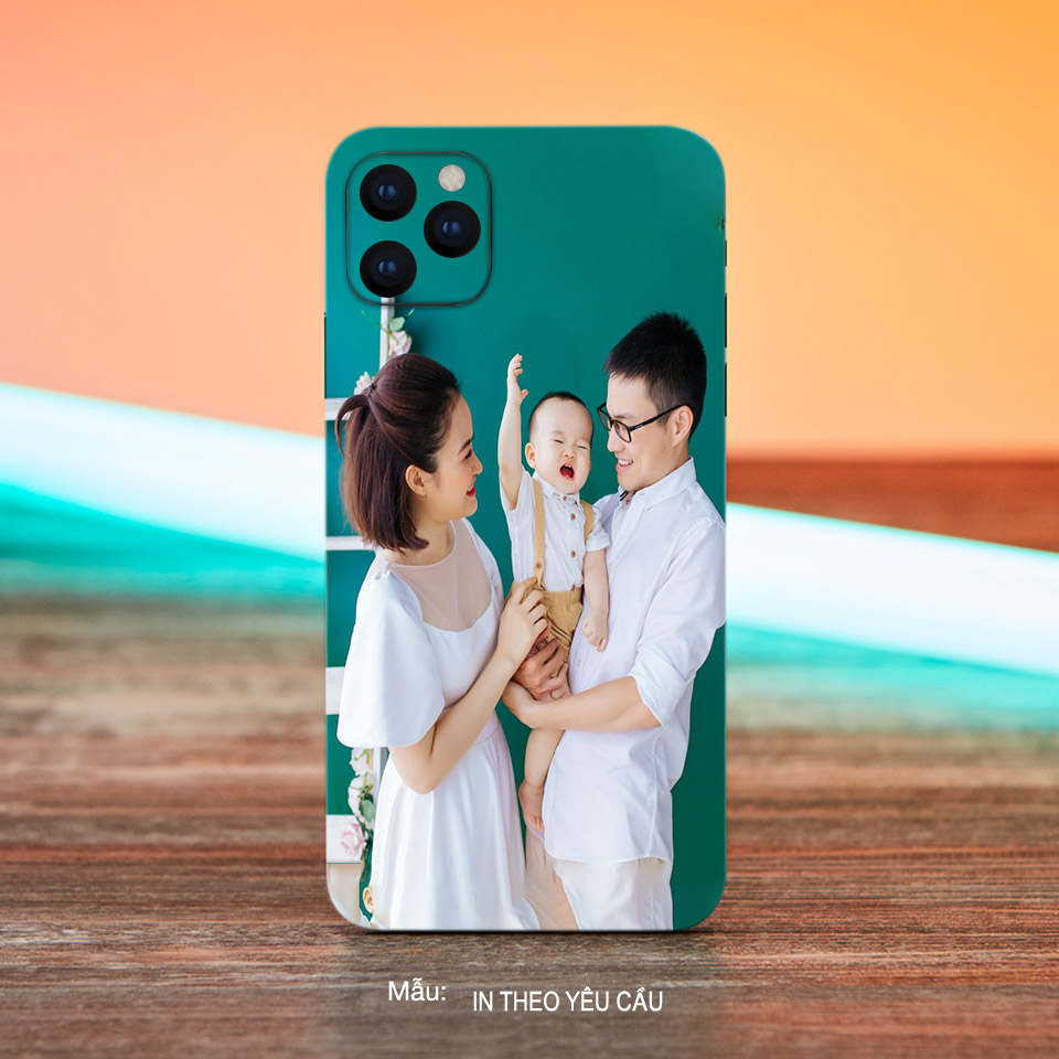 Miếng dán skin điện thoại in hình theo yêu cầu cho iphone, Samsung, Oppo