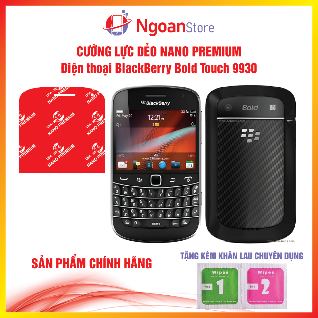 Cường lực dẻo Nano cho điện thoại BlackBerry Bold Touch 9930 - Ngoan Store