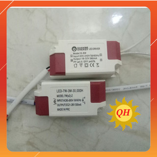 Nguồn đèn Led âm trần 3 màu, Nguồn đèn 3 chân 7w và 9w