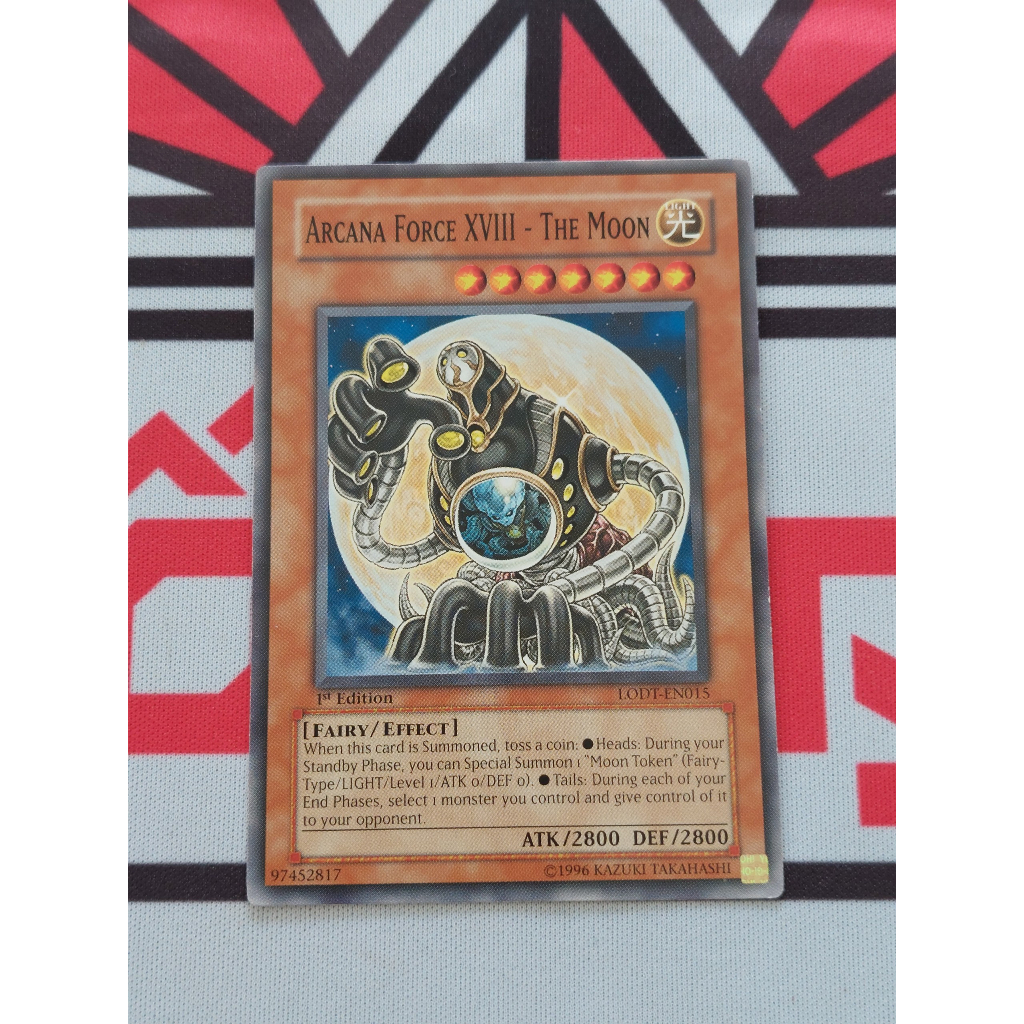 Thẻ Bài Mint90 Yugioh Monster Arcana Force XVIII - The Moon - LODT-EN015 - Common