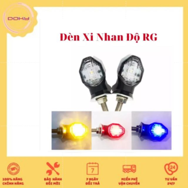 Đèn xi nhan LED RG chuyên lắp độ EXCI 150 và các dòng PKL có nhiều màu lựa chọn (giá 1 cặp)