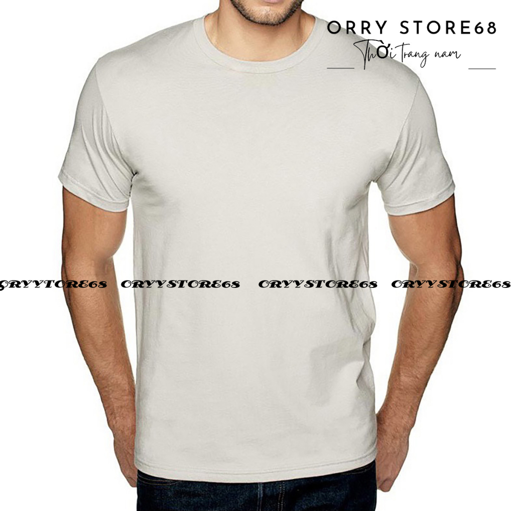 Áo thun nam cổ tròn trơn from ôm body chuẩn Men giá sỉ size M đến 3xl KHT25