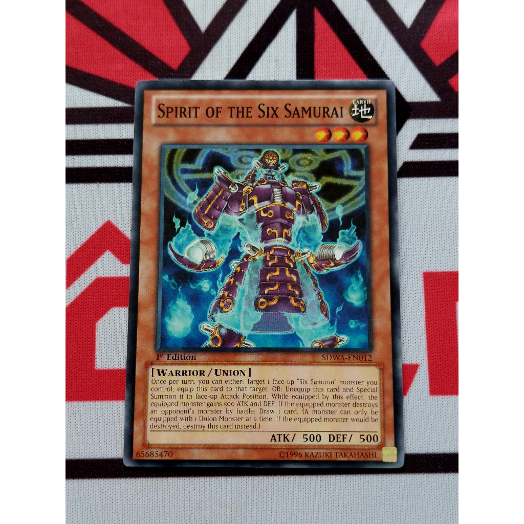Thẻ Bài Mint90 Yugioh Monster Spirit of the Six Samurai - SDWA-EN012 - Common