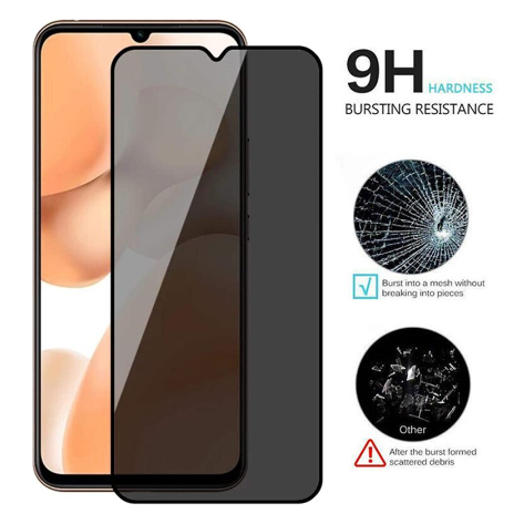 Kính cường lực chống nhìn trộm cho Xiaomi Redmi 9A/ Redmi 9C/ Redmi 9 Full màn hình siêu bảo mật