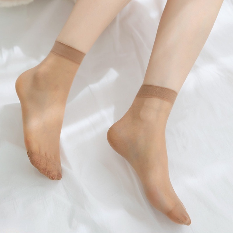 Tất da chân che khuyết điểm, tất giấy nữ mỏng chống hôi chân chống nắng thoáng khí