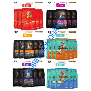 COMBO 5 gói x 400gr Thức ăn cho chó Ganador - FIB's 400 - adult - puppy