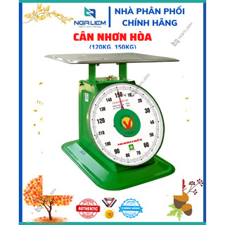 Cân đồng hồ nhơn hòa 120kg, 150kg mặt số 12"