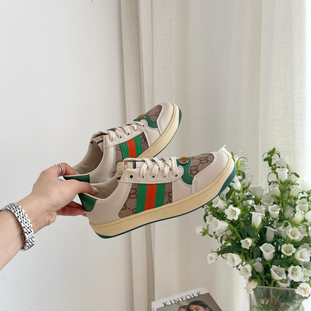 Giày Gucci Sơn Tùng Thể Thao Nam Nữ, Giày Gucci Sơn Tùng Xanh/Hồng Hàng Đẹp Full Box Tặng Kèm Phụ Kiện