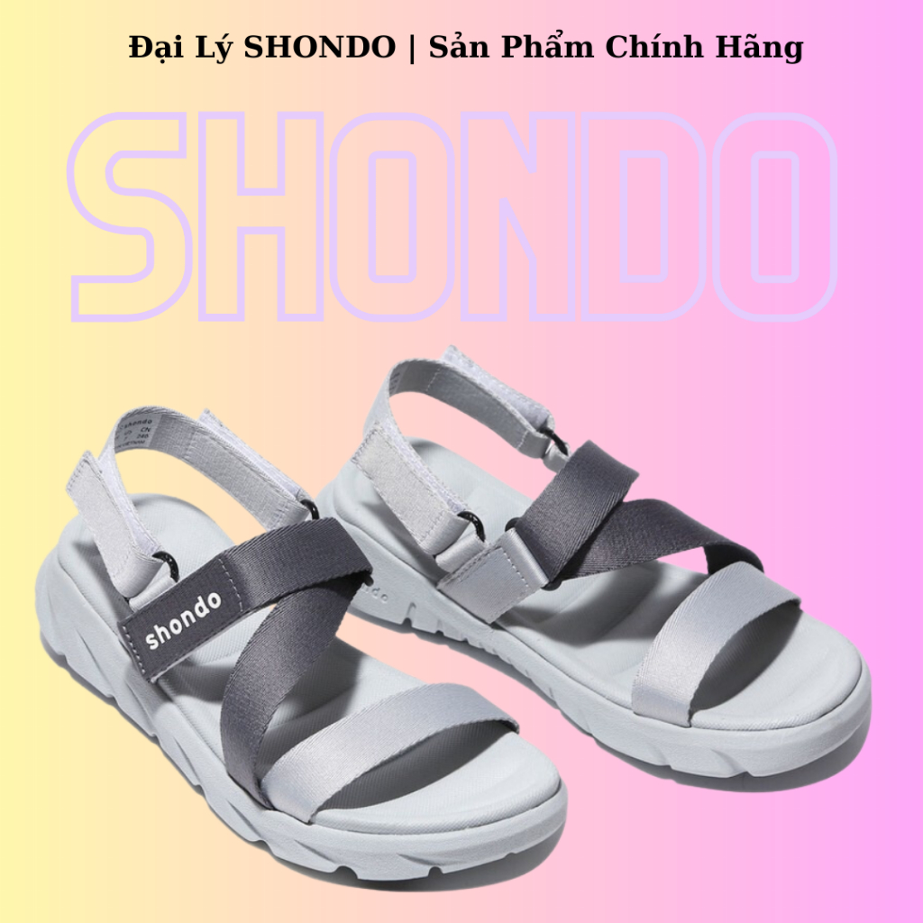 Giày Sandals SHONDO F6 Sport - F6S2120 Ombre Xám