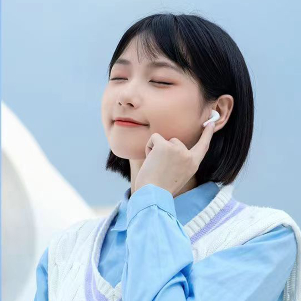 Remax Tai nghe Bluetooth không dây có mic đàm thoại cho các dòng máy CozyBuds W3 Trắng