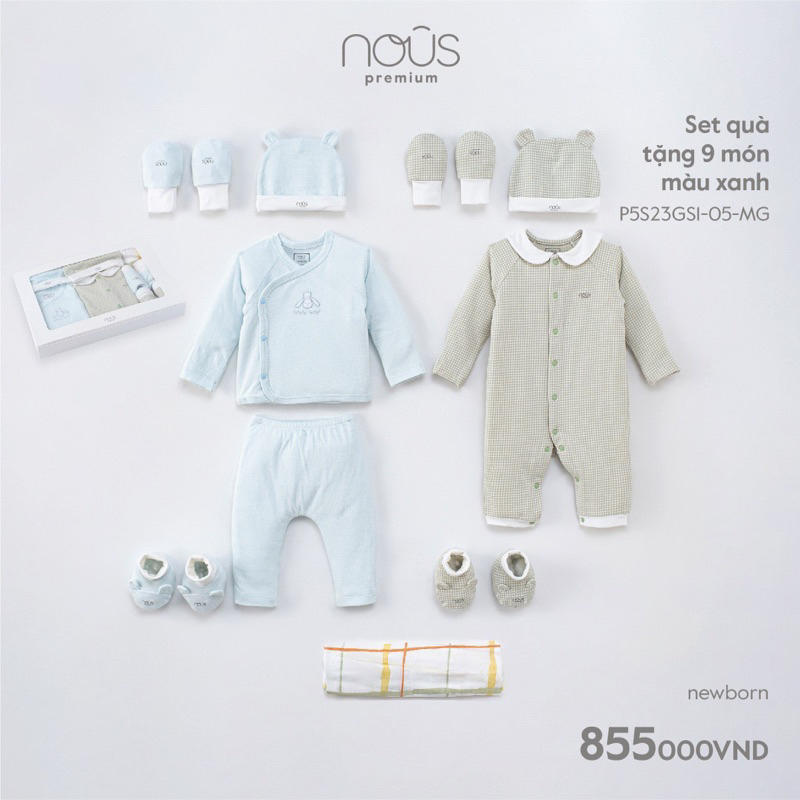 Set quà tặng Nous cao cấp bé trai bé gái